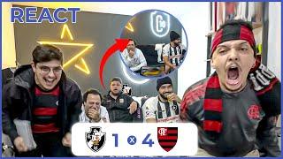 REACT - Vasco 1 x 4 Flamengo | Brasileirão 2023 | 9ª Rodada