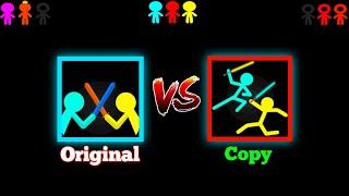 SUPREME DUELIST STICKMAN   original vs copy  #animation #funnyvideo #short @alanbecker