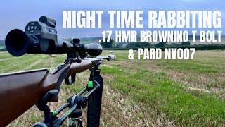 THC - The Hunting Channel | Rabbiting With .17HMR Browning T Bolt & Pard NV007