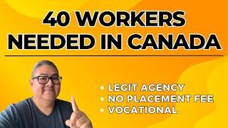 WORKERS NEEDED IN CANADA I VOCATIONAL I LEGIT AGENCY I BUHAY SA CANADA