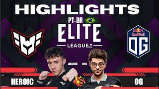 [PT-BR] Heroic (4nalog) X OG - Elite League - Swiss Stage - (MELHORES MOMENTOS) feat. @KaxangaBR