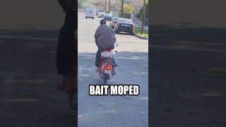 Bait Moped Prank #JoeySalads #Pranks #Shorts