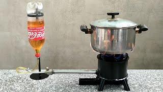 How to make a stove, using diesel fuel to burn like gas _ Very effective