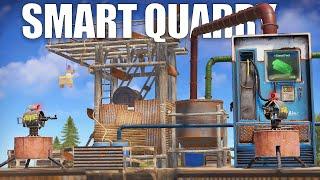 I built an automated smart quarry for Infinite Sulfur...