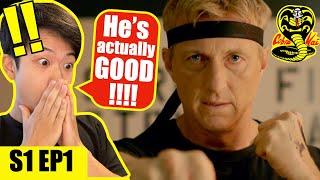 Japanese Karate Sensei Reacts To "Cobra Kai Season 1 Episode 1" For The 1st Time!