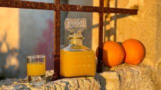 How to make ORANGE LIQUEUR Homemade in just 5 days ARANCELLO  Orange flavored liqueur
