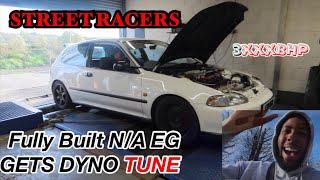 FULLY BUILT K20 N/A HONDA CIVIC EG GETS DYNO TUNED AT STREET RACERS / VLOG