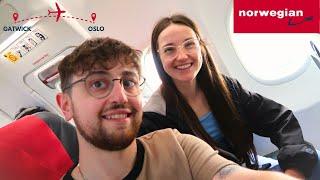 Travel to Oslo with us | London Gatwick to Oslo Norway | Our first time in Oslo, Norway 