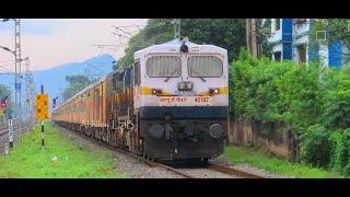 TEJAS RAJDHANI EXPRESS Special: 02501 Agartala - Delhi Anand Vihar | WDP4D| Abhinav LHB | NF Railway