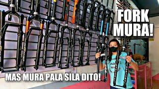 MAS MURA PA PALA MGA FORK AT BIKE PARTS DITO AT MAY PAMIMIGAY PA NG MGA FRAME AT MOUNTAIN BIKE DITO!