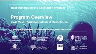 Reef Restoration and Adaptation Program (RRAP) Overview - David Mead