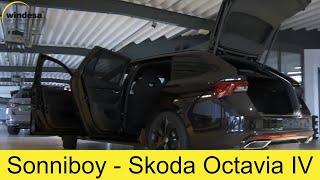 Sonniboy Skoda Octavia IV (2020-) - Sonnenschutz Einbau Montageanleitung