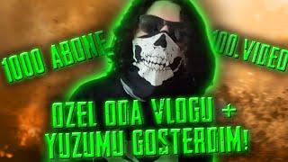 1000 ABONE ÖZEL ODA VLOGU + YÜZÜMÜ GÖSTERDİM!