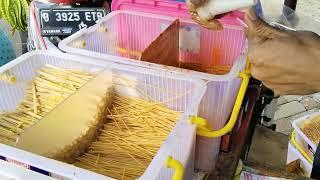 IDE JUALAN UNIK MENJANJIKAN!! 5 BOX LUDES HITUNGAN JAM, indonesian street food cikeas bogor
