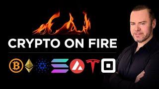 Bitcoin & Dominoes, Ethereum, DeFi,  ADA, SOL, AVAX , Tesla $SQ + the Fed Future