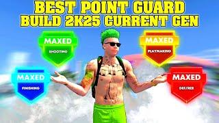 Best Point Guard Build 2k25 Current Gen!!! Best All Around PG Build in NBA 2k25 Current Gen!!!