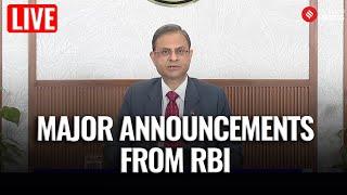 RBI LIVE: RBI Monetary Policy Statement by Governor Sanjay Malhotra | Repo Rate | RBI Repo Rate