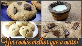 6 Receitas de Cookie Fit com Chocolate para o Lanche