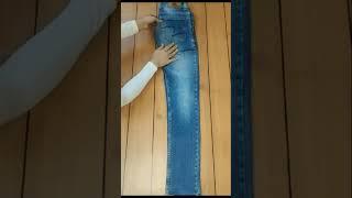 How to fold jeans for travel | Jeans folding hacks for travel