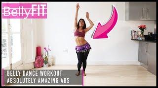 Flat-Belly Standing Abs | Belly Dance Workout