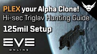 EVE Online - Solo Alpha Clone Triglavian hunter Naga guide (50-100mil/h)