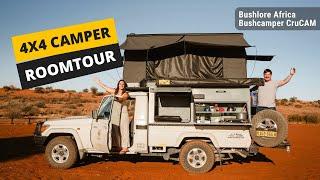 Unser Camper in Namibia & Botswana! CruCAM Bushcamper Roomtour Toyota Landcruiser | Bushlore Africa