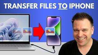 How to transfer photos and videos TO YOUR IPHONE from a Windows PC in 2024 (with a cable)
