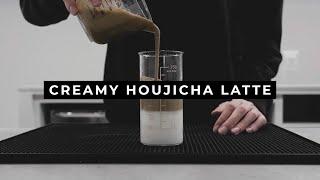 How To Make The Most Creamy Iced Houjicha Latte