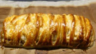 APPLE STRUDEL EASY SIMPLIFIED RECIPE l Sweet With Puff Pastry Simple Quick