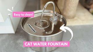 A water fountain is instant feline luxury - UIOOQ Cat Fountain