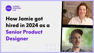 Jamie overcame UX job search struggles & got hired as a Senior Product Designer