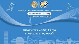 RBI@90 Inter Institutional Cricket Tournament | Day 3: INCOME TAX V/S SPJ CARGO, RBI “A” V/S CAG