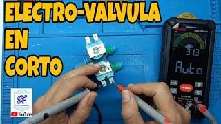 ¡ MIRA ¡  Lo que CAUSA una ELECTROVALVULA en Corto  ( LAVADORA INVERTER)