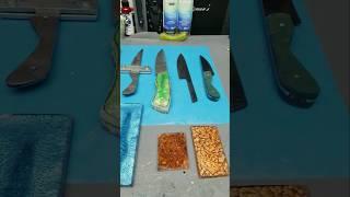 Custom Epoxy Knife Handles  #knifemaking #knife #epoxyresin #pearls #knifescales