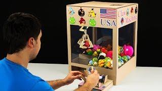 How to Make Hydraulic Claw Machine from Cardboard