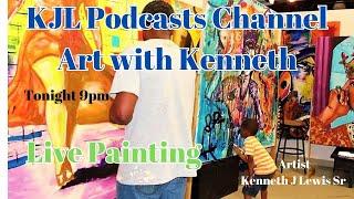 KJL Podcast Channel Live Painting