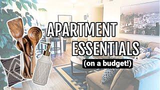 Apartment Essentials/Must-Haves (on a BUDGET!)⎜The ULTIMATE Checklist