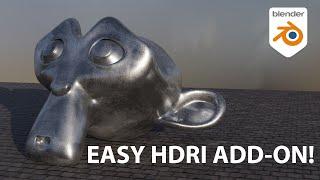 Free Add-On to manage HDRi's in Blender!