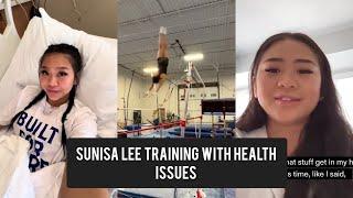 Suni Lee training with Kidney health issue towards Paris 2024 Olympics