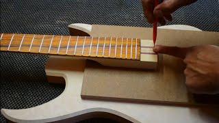 How to make a guitar neck pocket template with MDF