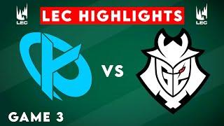 KC vs G2 Game 3 Highlights | LEC Grand Finals 2025  | Karmine Corp vs G2 Esports