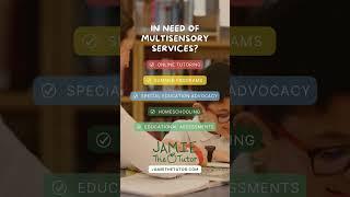 Discover Jamie The Tutor Multisensory #Tutonring Services! 