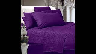 100  polyester microfiber solid embossed fitted sheet set bedding set