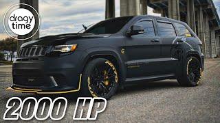 2000 HP Jeep Cherokee Trackhawk TWIN TURBO | Acceleration from 100-200 Km/h & 60-130 mph