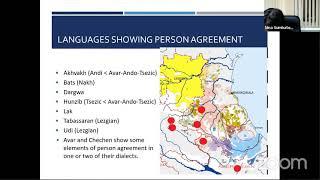 Person agreement in East Caucasian languages (N. Sumbatova)