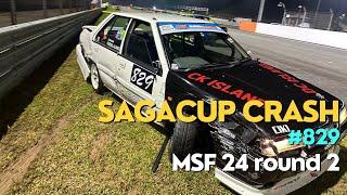Full video sagacup 829 crash MSF24 round 2