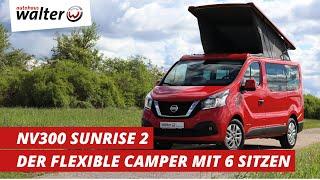 Nissan NV300 Sunrise | Familienvan, Camper, Transporter | Der Bus mit maximaler Flexibilität