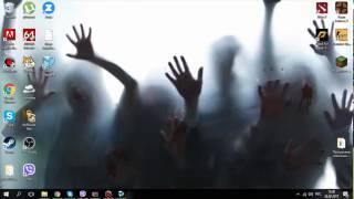 Как сделать видеообои на рабочий стол?|Рабочий стол ЗОМБИ