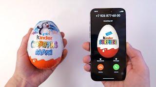 Kinder Surprise MAXI & iPhone 14 Pro MAX Incoming Call