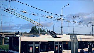 Finally! New Trolleybus overhead wire switches in Riga  | 2023